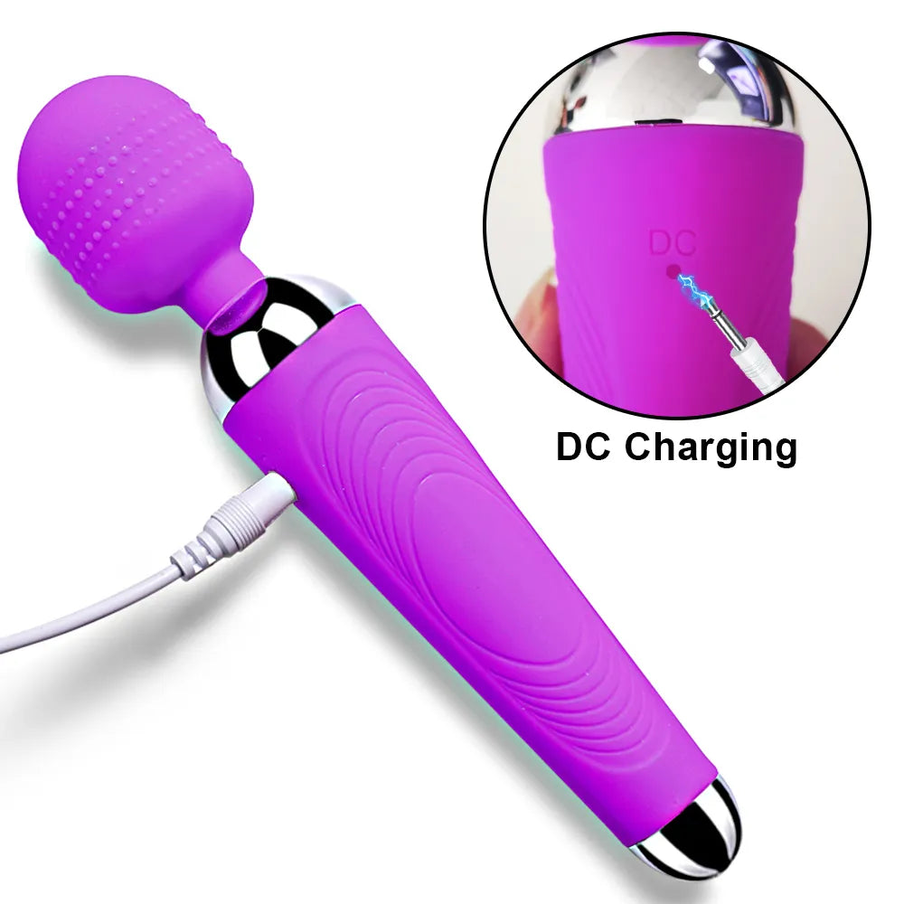 Trådløs dildoer AV Vibrator Tryllestav til kvinder Klitorisstimulator USB genopladelig til voksne 18