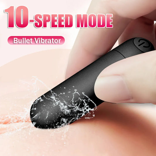 Kraftig Mini Bullet Vibrator til Klitoris Stimulator med fjernbetjening
