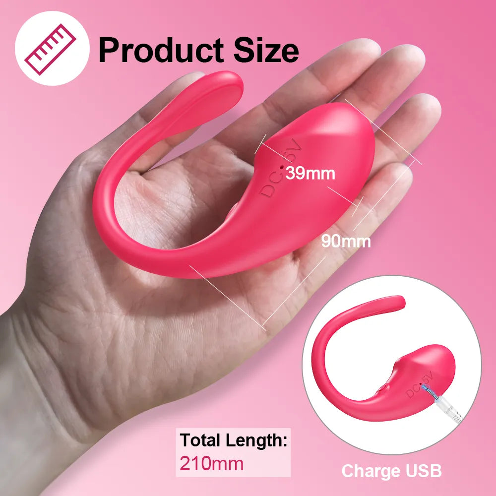 Trådløs Bluetooth G Spot Dildo Vibrator til kvinder APP fjernbetjening