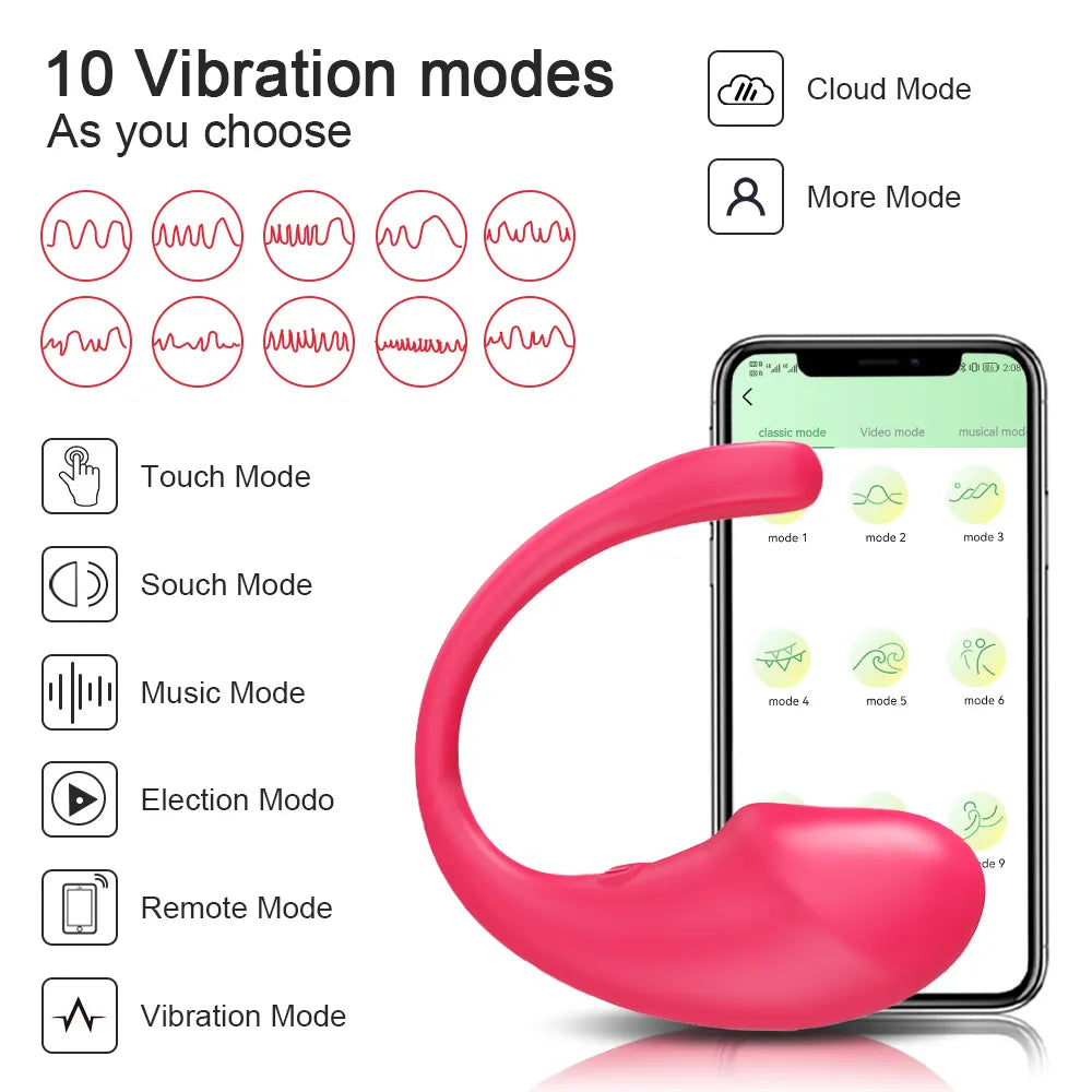 Trådløs Bluetooth G Spot Dildo Vibrator til kvinder APP fjernbetjening