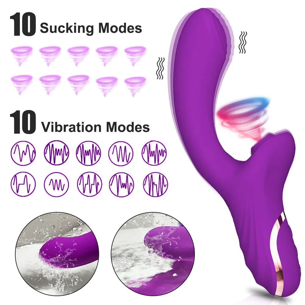 20 forskellige tilstande til klitorissugende vibrator