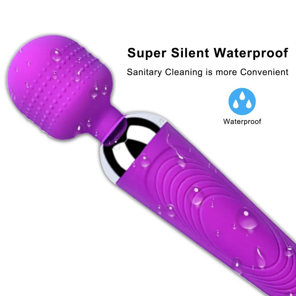 Trådløs dildoer AV Vibrator Tryllestav til kvinder Klitorisstimulator USB genopladelig til voksne 18